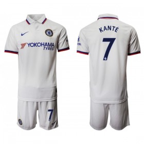 Chelsea Fodboldtrøjer KANTE 7 Børn Udebanesæt 2019/20 Kort ærmer